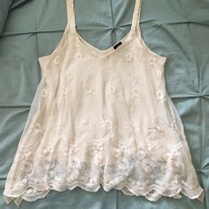 Bobeau Cream Tank